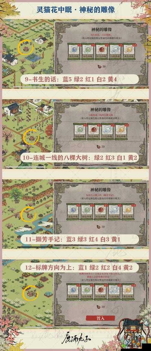 江南百景图彩云狸雕像有何奥秘？位置布局效果全面揭秘！